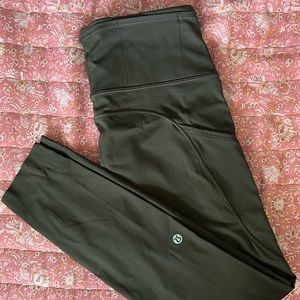 Lululemon Olive Green Leggings